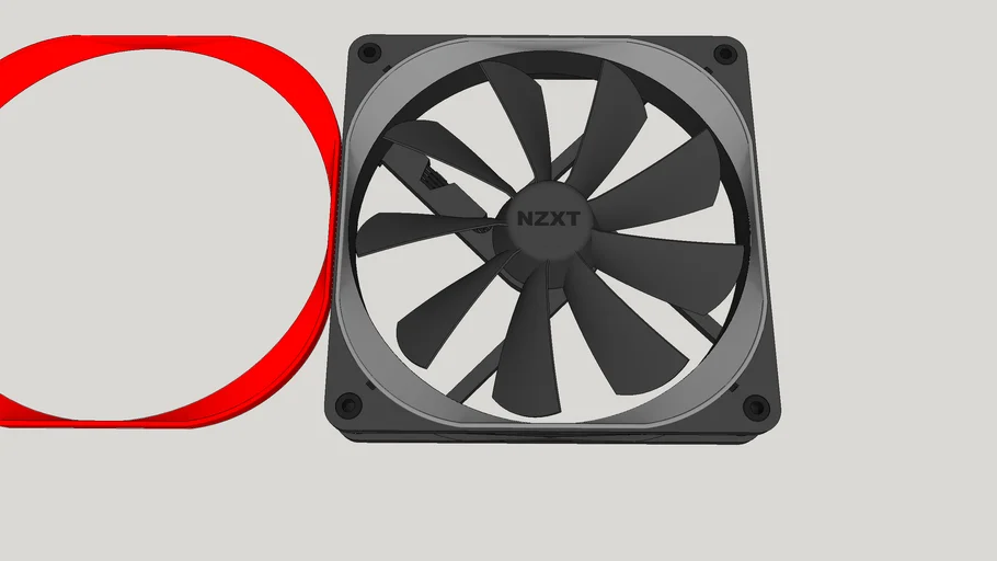 Fan Aer F - NZXT 140 airflow