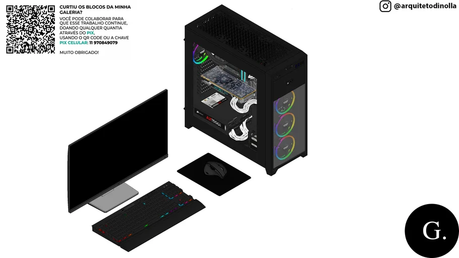 PC GAMER - COMPUTADOR GAMER RGB