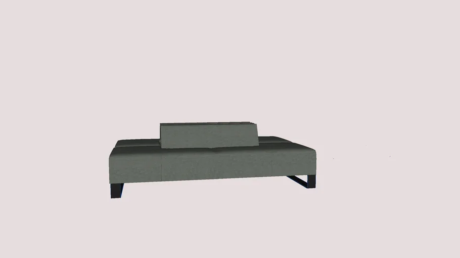 Twin contemporary double sided sofa