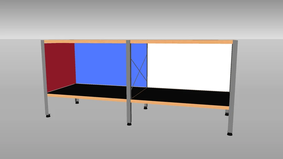 Estante 1 x 2 Charles Eames