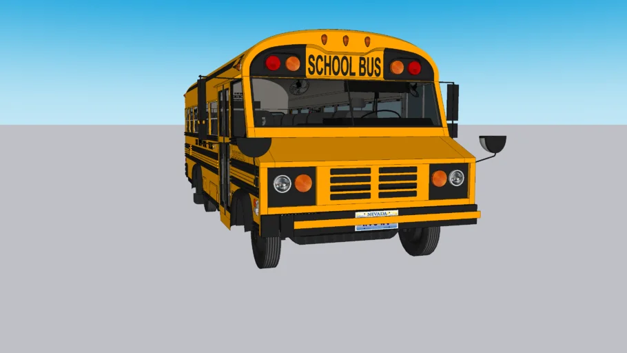 1990 blue bird mini bird school bus