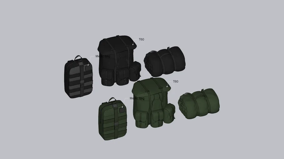 Army / Military / Tactical / Soldier Backpack 3