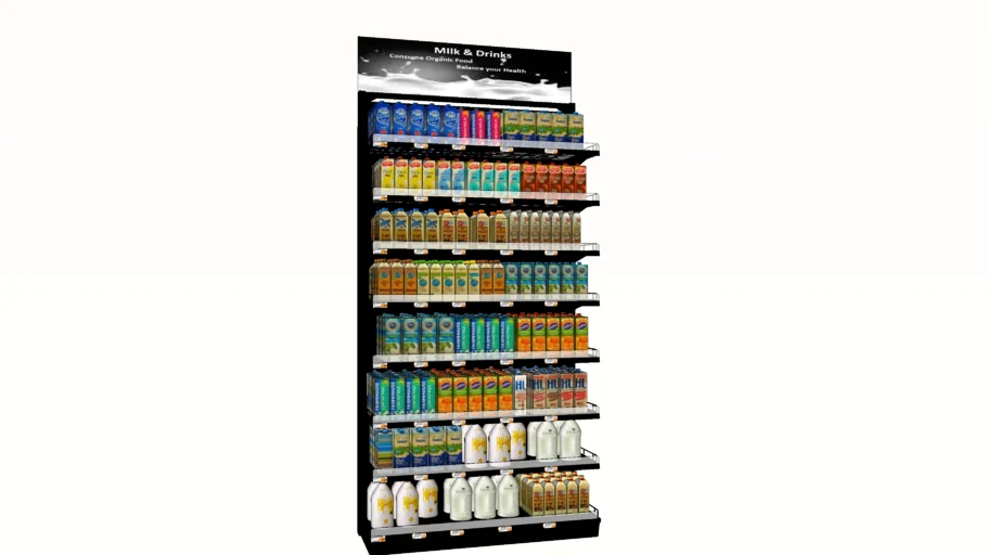 Milk _ Drink Product Shelf