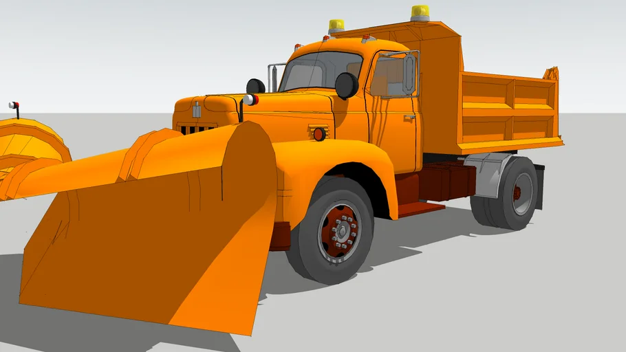 1952 International R190 Snowplow