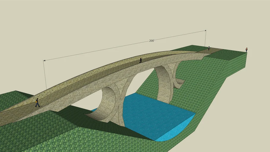 stone foot bridge