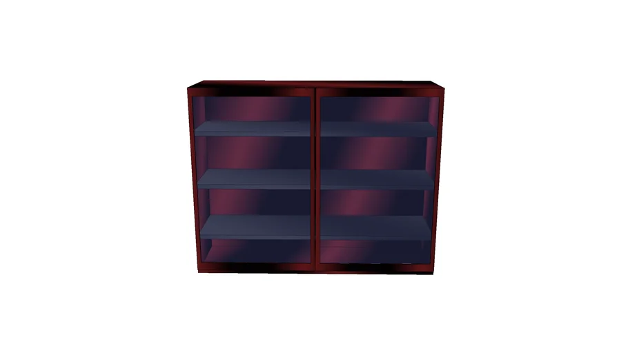 Storage - Red Stainless Steel Cabinet