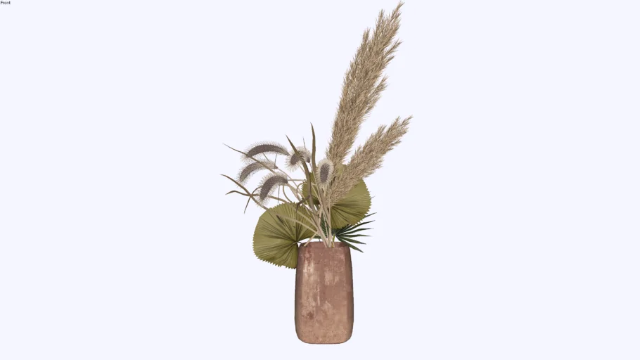 Vaso de Plantas Secas_Paisagismo