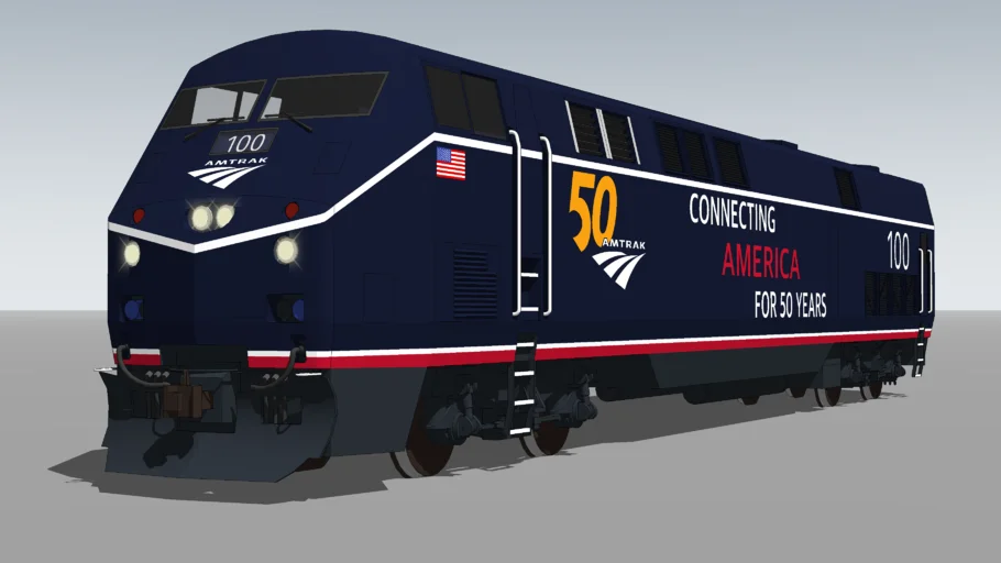 GE Genesis P42DC - Amtrak (50th Year Anniversary)