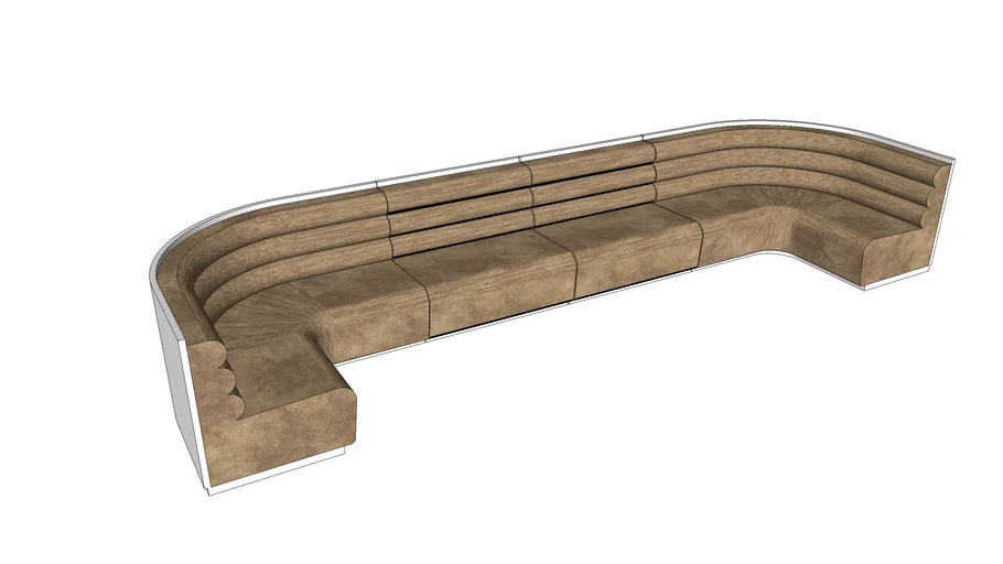 Banquette B, customized
