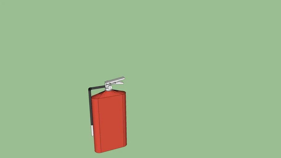 Oval Fire Extinguisher Model 10JABC