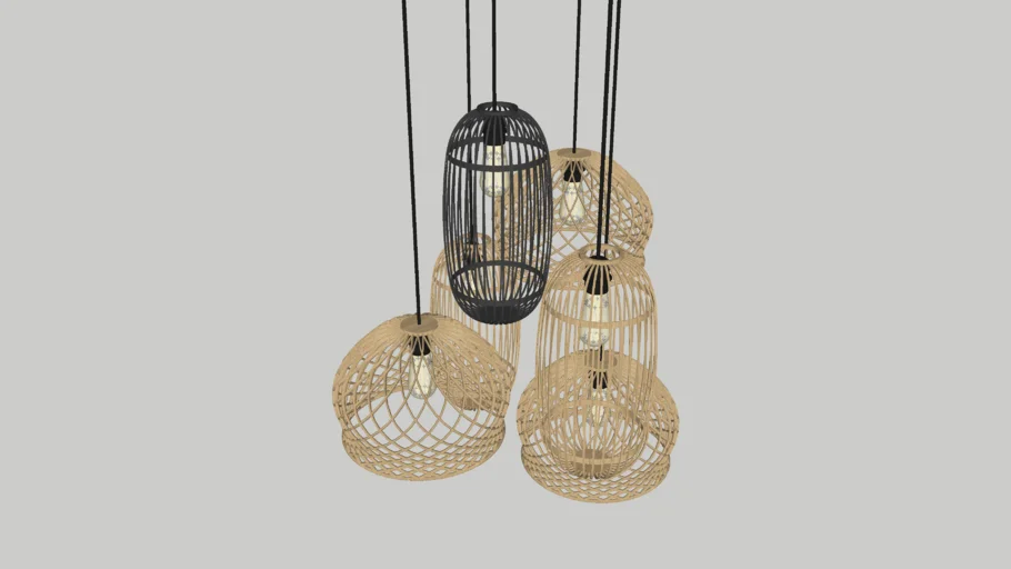 rattan light