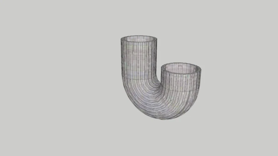 RÄFFELBJÖRK Vase, mother-of-pearl colour, 20 cm