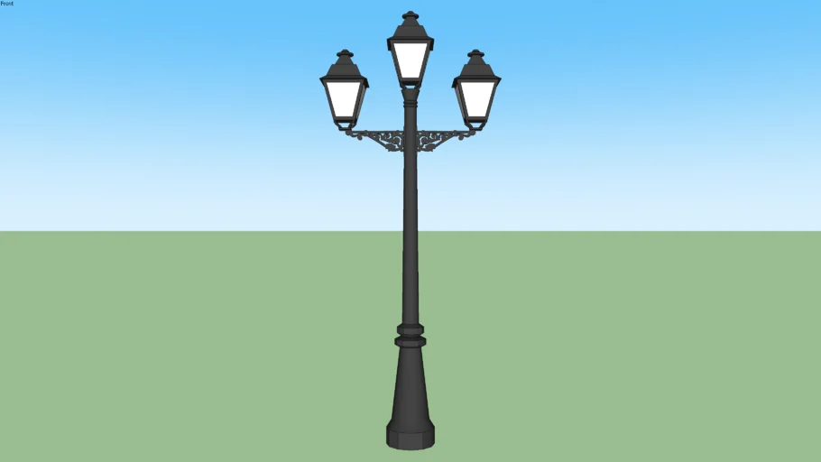 Farola de la Villa (3 lamparas)