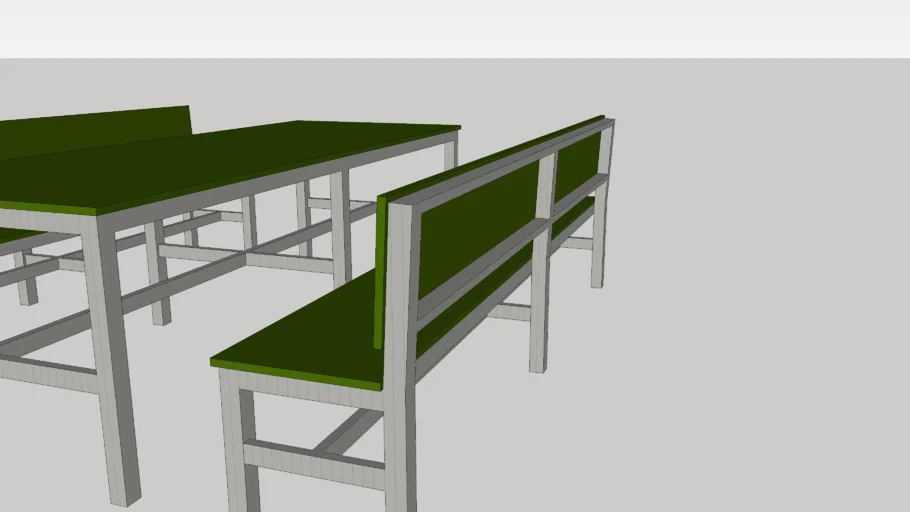 bench w/ table