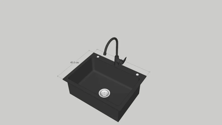 Sink Onan GH 6045 Black