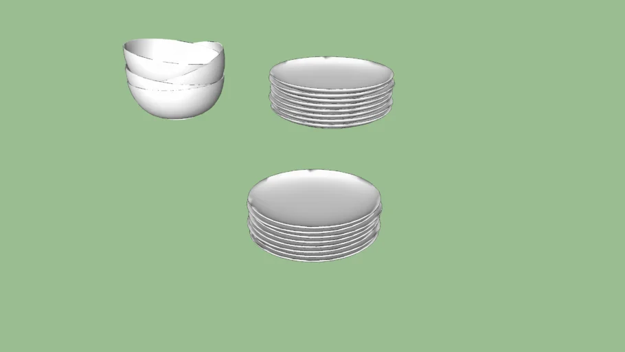 White Dishes