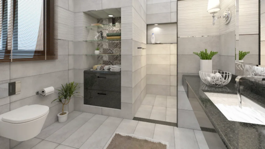 MODERN BATHROOM -Vray Ready