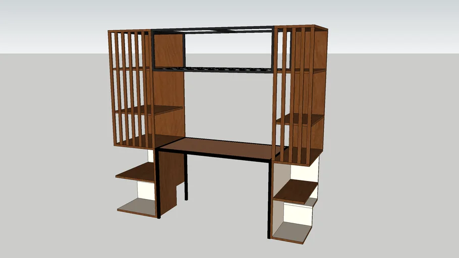 Shelf and Desk System