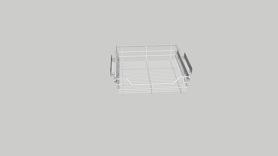 Pull out ktichen wire basket for carcass 600
