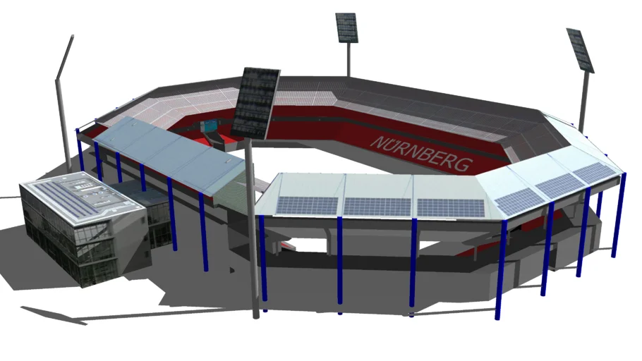 Frankenstadion Nürnberg (Vereinfacht)