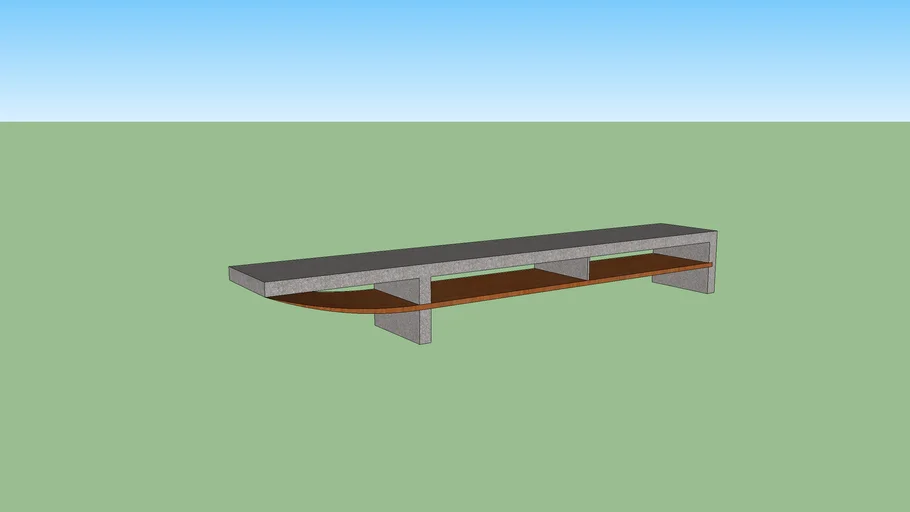 Modern Concrete Table