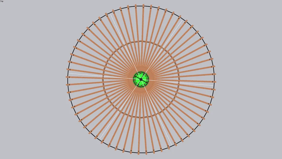 Flower Circle Trellis - Gian Hoa Tron