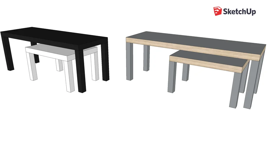 table IKEA LACK 120x40 / 60x40