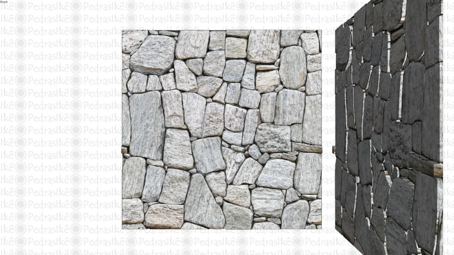 Pedra Natural IKÊ PEDRAS - Semente de Acácia, Legno Branco
