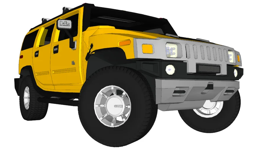 Hummer H2 stock + modified interior