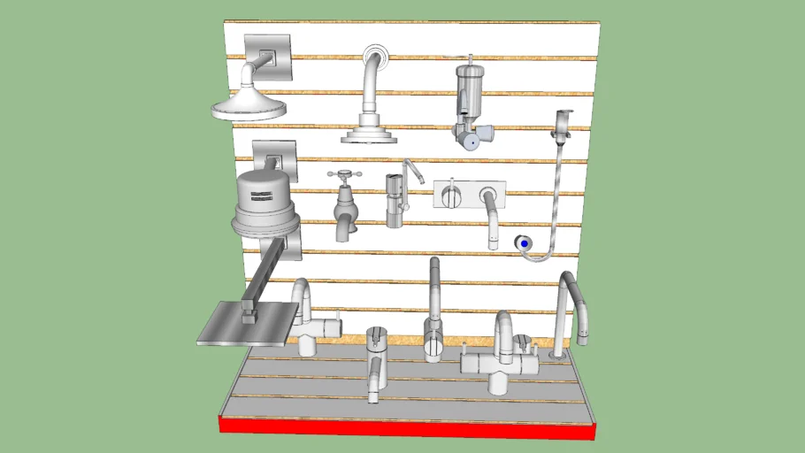 Expositor para Armazem de construção