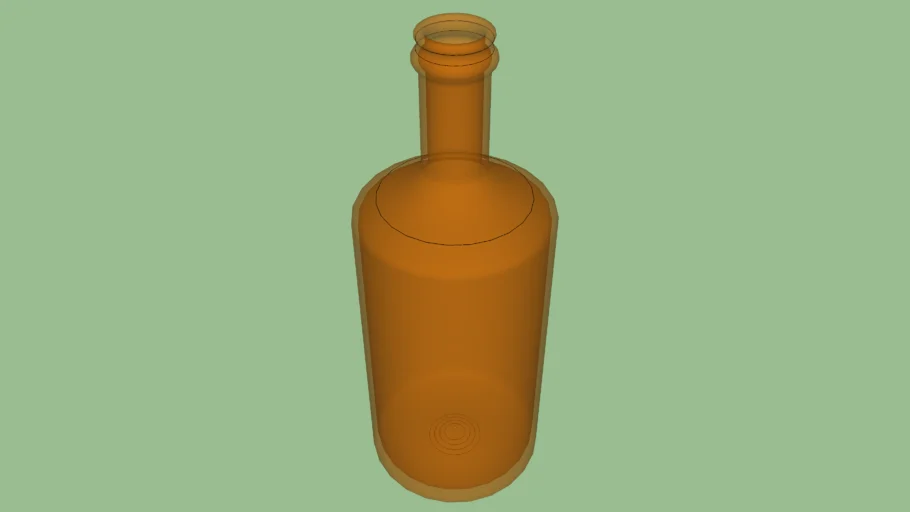 brown glass bottle