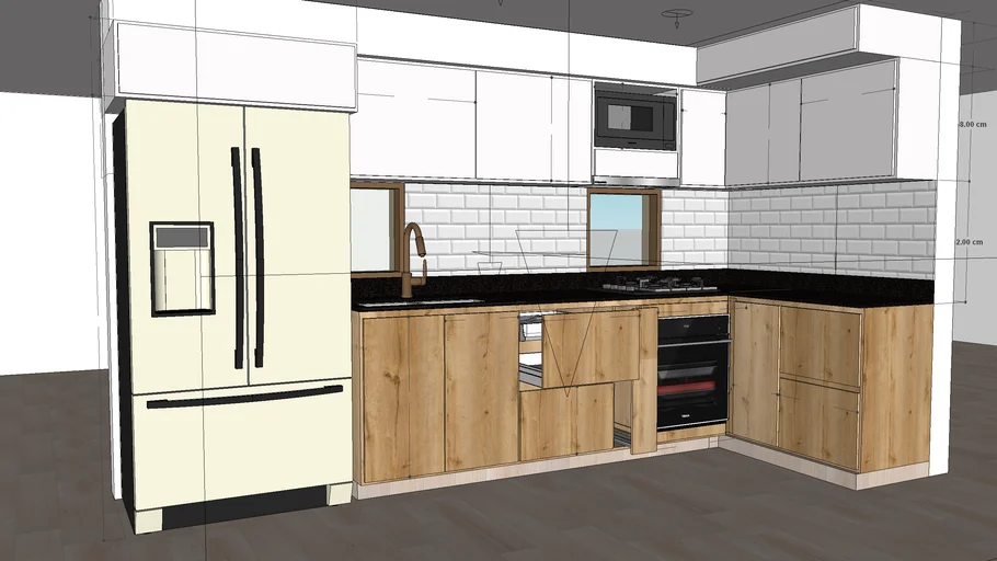 Cocina en L - Small kitchen - interior design