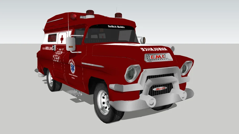 1955 GMC Carryall FAPA Abulance Final (Before GTA Conversion)