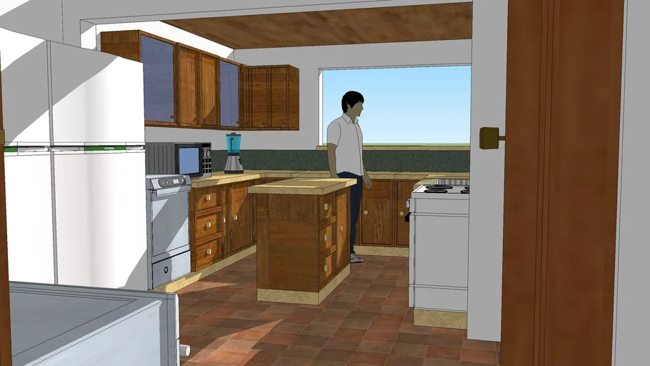 REMODELACION DE AMBIENTE DE COCINA EN RESIDENCIA.