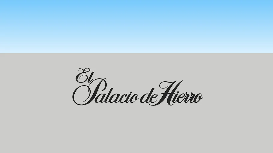 El Palacio de Hierro Logo negro