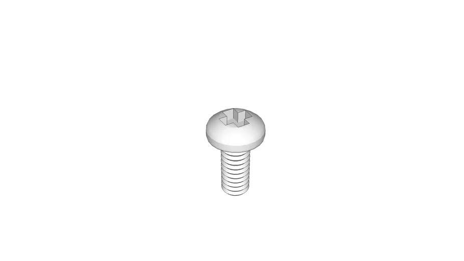 screw, machine, pan head, 0.25-20 x 0.625 in., McMaster-Carr 91772A539