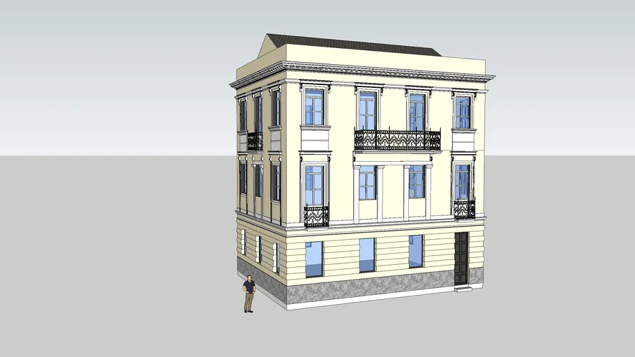 classic commercial and residential Building