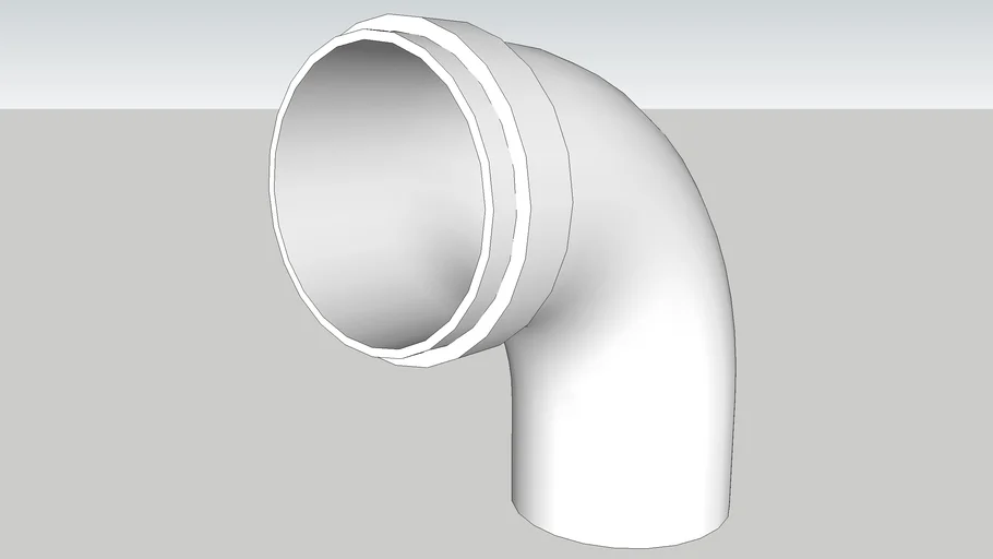 Joelho 90° PVC Esgoto Branco 100mm