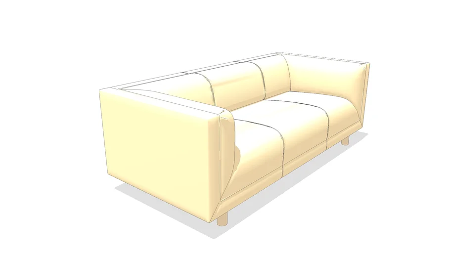Rolled arm sofa