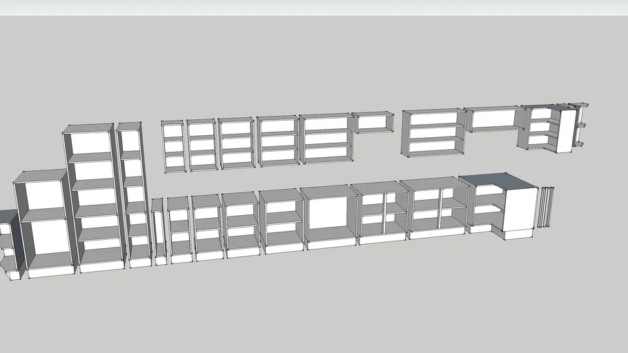 B&Q kitchen units