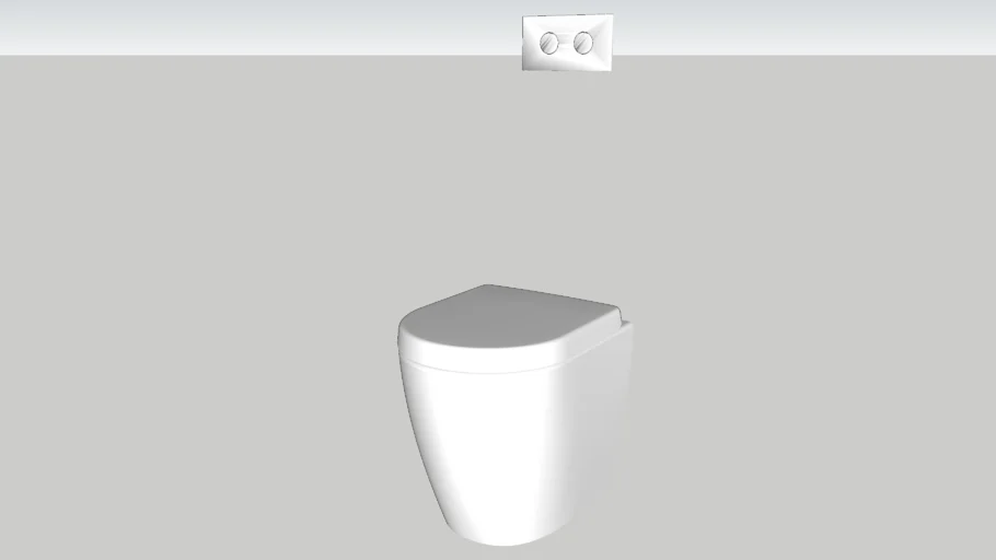 URBANE COMPACT INVISI SERIES II WALL FACED TOILET SUITE