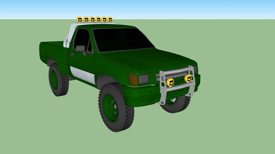 Toyota Hilux 4x4 "Greeny Beany"