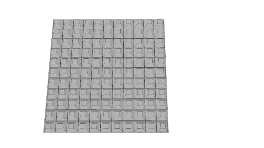 Concrete Waffle Tiles