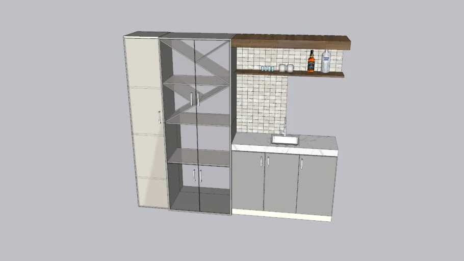 MUEBLE BAR CANTINA 