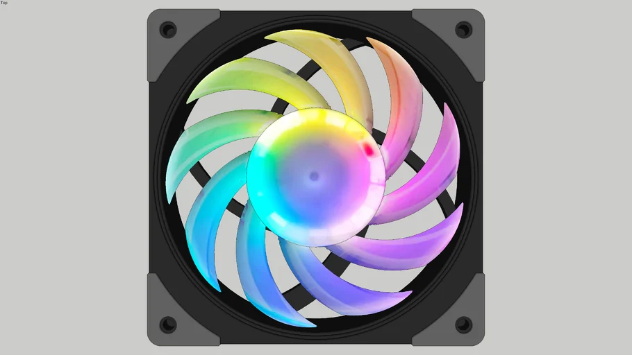 Fan argb 120mm Black color
