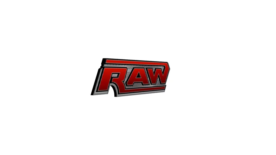 WWE RAW 3D LOGO