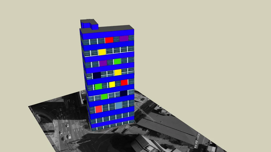 A Model of the Old BT Building Leicester