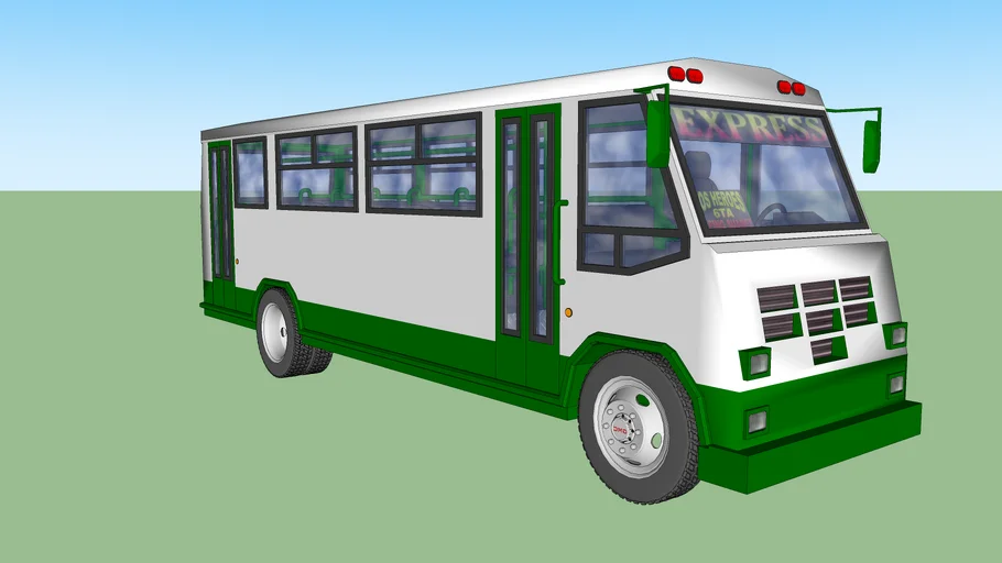 Clásico Microbús de Ciudad de México | 3D Warehouse