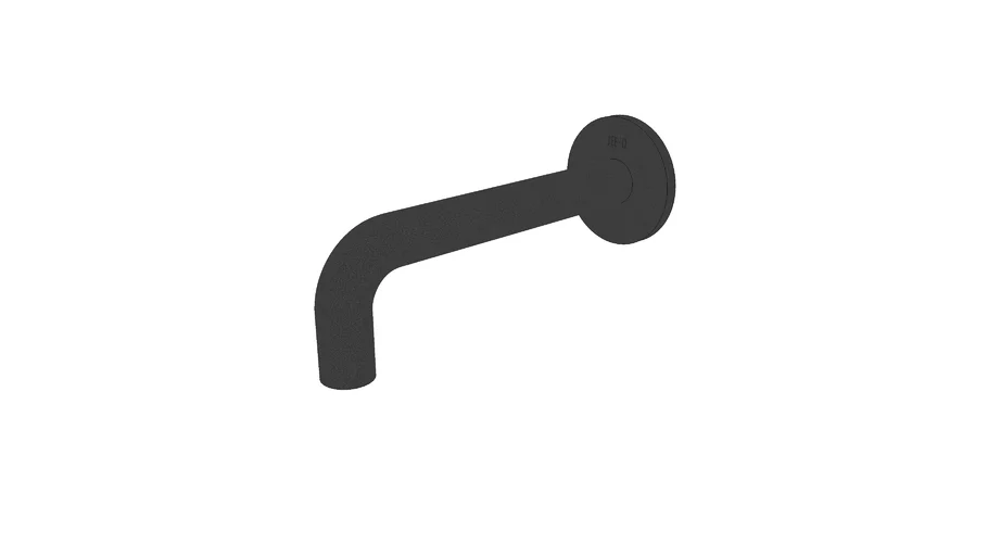 JEE-O slimline touchless wall basin tap - black