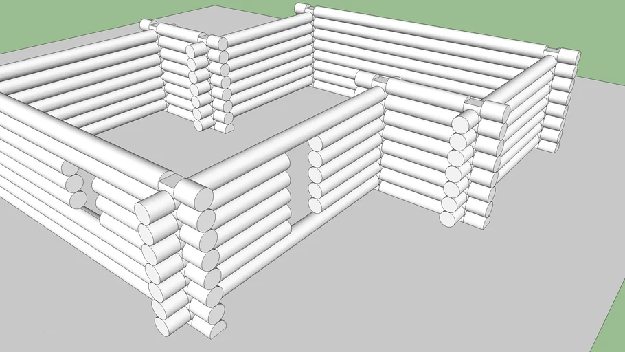 log house | 3D Warehouse